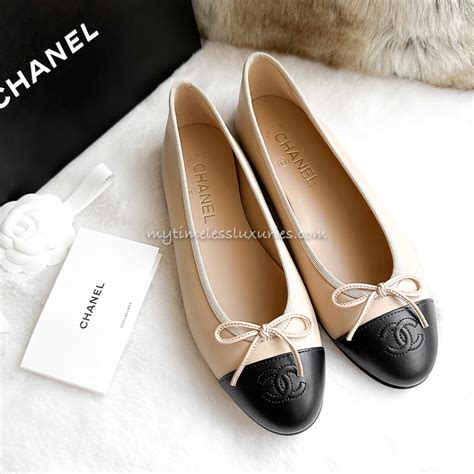 ballerine chanel 2018|chanel ballet flats beige.